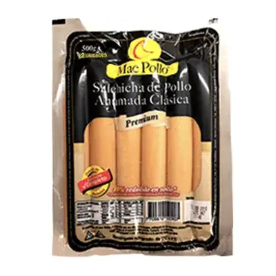 SALCHICHA X 500 GRS X 12 UN PREMIUM
