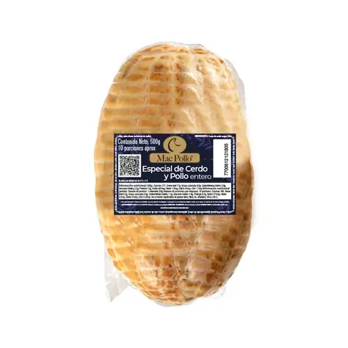 Especial de cerdo y pollo entero x 500 g