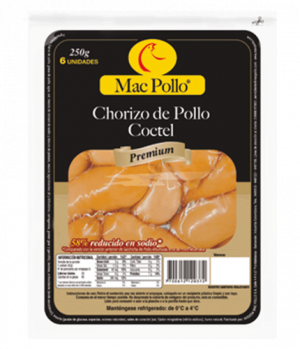 Chorizo Coctel Mac Pollo