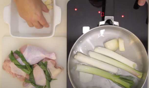ingredientes pierna pernil en olla