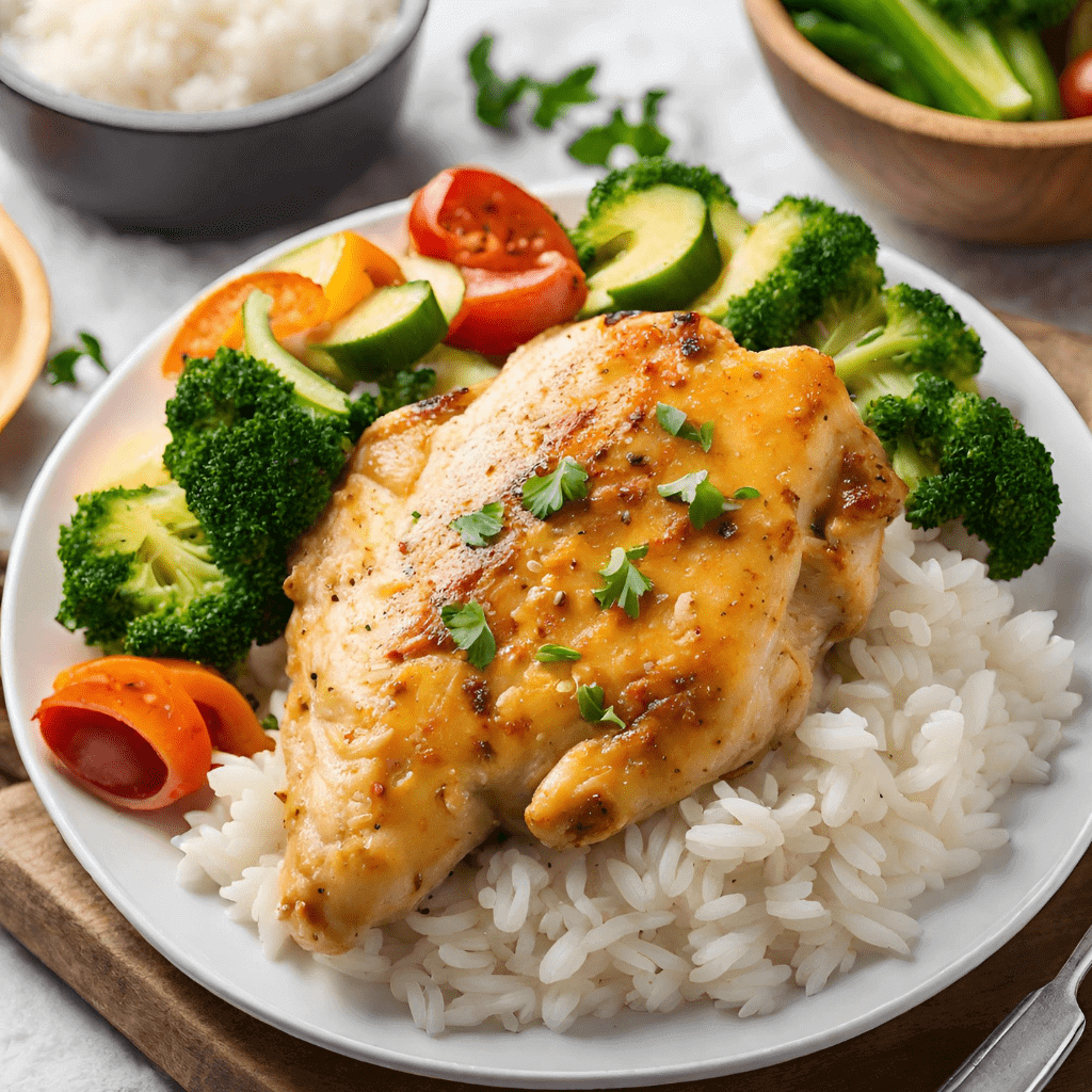 Pollo al Horno Mac Pollo con Verduras